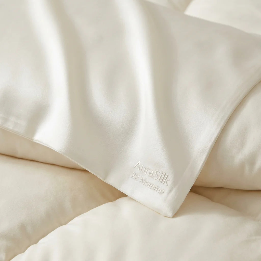 AuraSilk Beauty Sleep™ | 22 Momme Grade 6A Silk Pillowcase